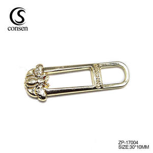 2019 US Standard Washable Custom Markenlogo Gravierter Metall reiß verschluss für Tasche/Kleidung - Product Image 5