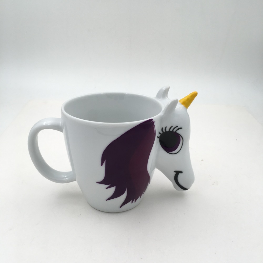 Zogift 2018 pintada <span class=keywords><strong>a</strong></span> <span class=keywords><strong>mano</strong></span> del unicornio taza de consumición de cerámica taza <span class=keywords><strong>para</strong></span> los niños - Product Image 4