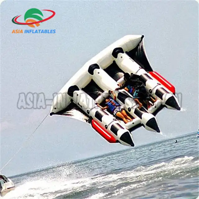 Tubo de pescado volador inflable/Barco de plátano para uso comercial en mar o lago