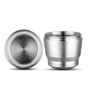 Acier inoxydable vente en gros livraison directe 304 recharge café thé filtre Nespressoo Dolce Gusto riche crème mise à niveau pour <span class=keywords><strong>Nespresso</strong></span> - Product Image 4
