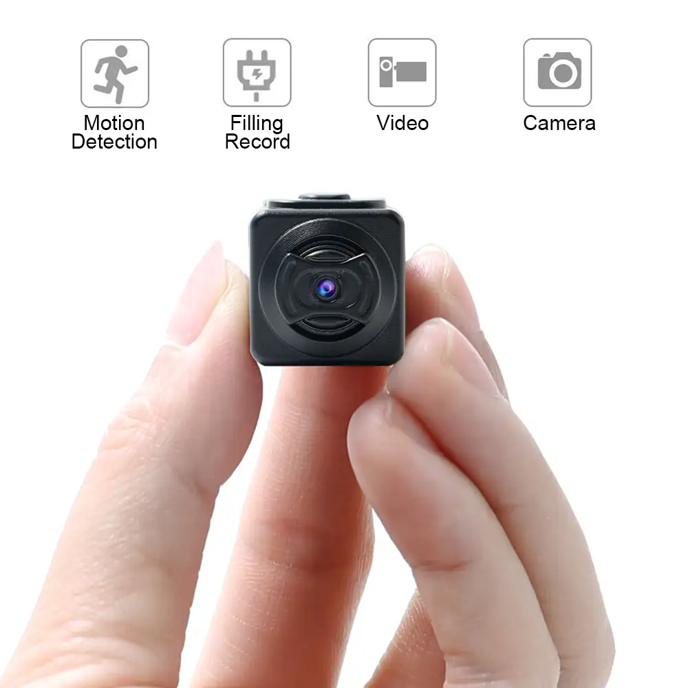 1080P Mini Camera Motion Detect Night Vision Spy Cam