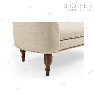 Nouveau design beige, ensemble de canapés de mariage incurvés, canapé lounge moderne en velours, canapé chaise longue pour salon - Product Image 4