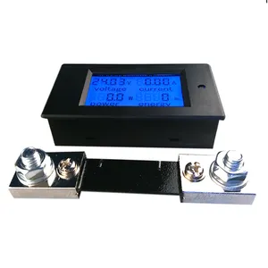 PZEM-051 6.5-100V 4in1 Voltmeter DC Digital Power Energy Ampere Meter dengan Shunt 100A