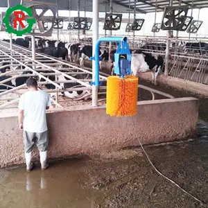 Auto cow cattle scratching body brush