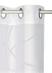 Rideau imprimé en Polyester <span class=keywords><strong>blanc</strong></span>, Voile transparent, pré-fait, vente en gros - Product Image 4