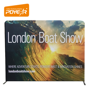 Tùy chỉnh thiết kế <span class=keywords><strong>10ft</strong></span> xách tay <span class=keywords><strong>pop</strong></span>-up triển lãm thương mại hiển thị hình ảnh gian hàng Backdrop thẳng căng thẳng vải tùy chỉnh thiết kế biểu ngữ đứng - Product Image 3