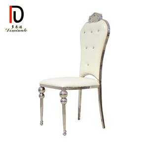 Acier Inoxydable D'approvisionnement d'usine Mariée Et Marié Royal De Mariage Chaise - Product Image 3