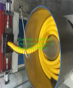 Línea de máquina de fabricación de tuberías, manguera de goma en espiral hidráulica, nuevo producto