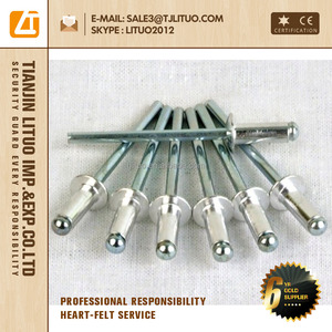 الألومنيوم الصلب مغلقة النهاية الألومنيوم قارب المسامير التثبيت بندقية برشام أعمى - Product Image 6