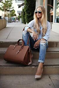 <span class=keywords><strong>Sac</strong></span> à main fourre-tout pour <span class=keywords><strong>ordinateur</strong></span> portable, <span class=keywords><strong>sac</strong></span> à main pour dames, tenue pour Documents d'affaires - Product Image 3