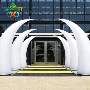 Tubo Led fiesta decoración de la boda inflable Tusk para las ventas - Product Image 1