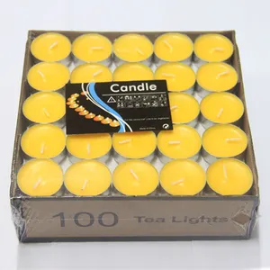 Small Candles <strong>Tealight</strong> 4 Hours Burning Time Paraffin Wax Tea Light Candles Wedding Party and Home Decoration Votive Parties - Product Image 3