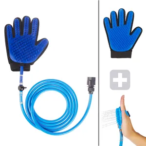 Nhà Máy Bán Buôn Nhà Sản Xuất Silicone Dầu Gội Massage Pet Dog Cat Grooming Tắm Công Cụ Bàn Chải Găng Tay