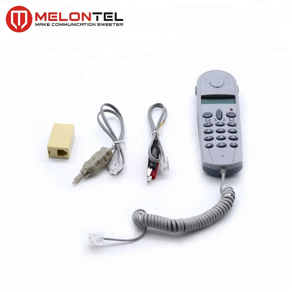 MT-8677 Made in China Portable RJ11 Cable Tester Telephone Line Tester