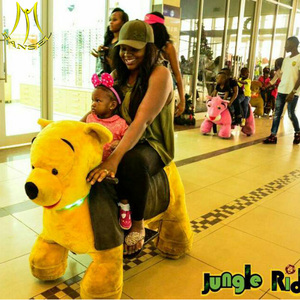 Hansel 2016 Vente en gros Attractions pour parc Jouet en peluche Animal Voiture Renard pour Noël - Product Image 4