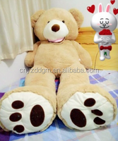 Échantillon gratuit 200cm 260cm Jouets en peluche Ours Exportation vers la Pologne/vente en gros 2 Mètres Ours en peluche géant/grand ours en peluche 200cm Peau