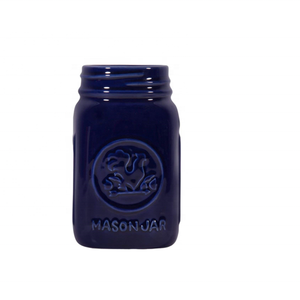 برطمان ميسون سيراميك أزرق سماوي بشعار مخصص مقاس كبير مناسب للاستخدام الفريد والطعام - Product Image 3