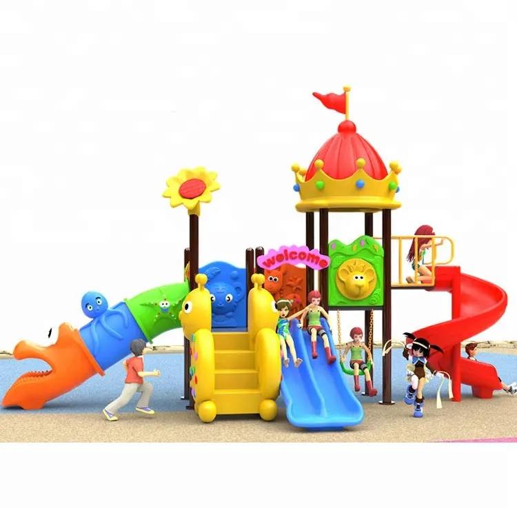 Brinquedo playground ao ar livre, kfc HO-458 outdoor & indoor play set slide playground ao ar livre