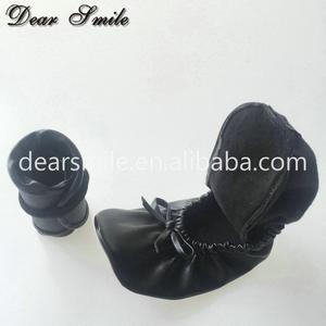 Zapatos Planos <span class=keywords><strong>de</strong></span> <span class=keywords><strong>Ballet</strong></span> Negros para Mujer, Deslizables, Plegables, Enrollables, con Bolsa, Comodidad para Toda la Temporada, <span class=keywords><strong>Precio</strong></span> Económico al por Mayor - Product Image 3