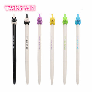 Crayons mécaniques en plastique fantaisie en forme de <span class=keywords><strong>chat</strong></span> de <span class=keywords><strong>dessin</strong></span> animé, de qualité supérieure, pour l'école, vente en gros à prix réduit - Product Image 1
