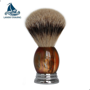<span class=keywords><strong>Haut</strong></span> <span class=keywords><strong>de</strong></span> <span class=keywords><strong>Gamme</strong></span> Privé Étiquette Argent Pointe <span class=keywords><strong>Blaireau</strong></span> - Product Image 2