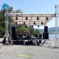 Sistema de Iluminación Portátil para Escenarios Móviles, Ideal para Eventos en Interiores y Exteriores