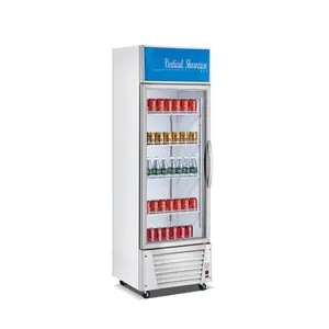 Wholesale commercial cold drink beverage displays, cooling equipment for supermarket, beverage display cabinet showcase