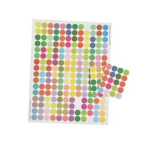 Tùy Chỉnh Đầy Màu Sắc <span class=keywords><strong>Dot</strong></span> Polyethylene Vòng Vinyl Nhãn Dán - Product Image 5
