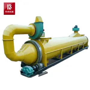 Process Silica Sand Drying Bagasse Vinasse Residue Drum Drier Machine/Beer Spent Grains Dryer