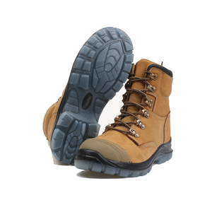 Fabricant usine de chaussures de sécurité personnalisées <span class=keywords><strong>pour</strong></span> hommes bout en acier cuir antidérapant imperméable résistant aux coups de couteau s3 vente en gros - Product Image 4