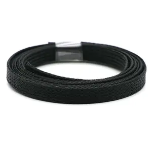 Angitu 2/4/6mm 8mm 10mm-40MM Insulation Expandable Braid Sleeving PET cable protection mesh sleeve