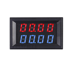 Voltímetro <span class=keywords><strong>Digital</strong></span> de 4 Bits, Amperímetro de CC 200V 10A, Pantalla Dual LED Roja y Azul, Medidor de Voltaje y Amperaje, Monitor de Corriente <span class=keywords><strong>para</strong></span> Automóvil de <span class=keywords><strong>12v</strong></span> 24v - Product Image 1