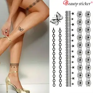 Bras jambe 3D Carp graphique étanche tatouage temporaire Body Art autocollants amovible
