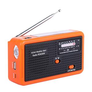 2019 el más nuevo Solar manivela dínamo recargable/<span class=keywords><strong>FM</strong></span>/estoy NOAA Weather Radio de emergencia con linterna LED - Product Image 6