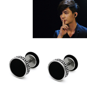 زوج من حلقات الأذن الزائفة المستديرة لتوسيع وثقب الأذن - Product Image 2