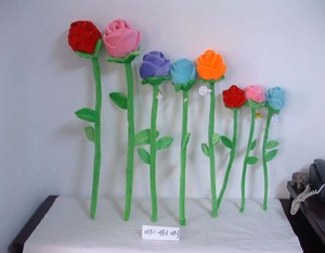 S/<span class=keywords><strong>M</strong></span> Werbeartikel Individuell Gestalteter Bunter PP-Baumwoll-Gefüllter Plüsch-Blumenkorb Spielzeug zum Valentinstag - Product Image 1