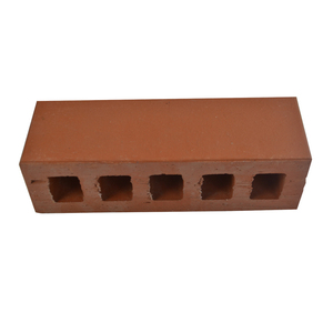 Hợp thời trang clinker năm lỗ đất nung tùy chỉnh khối xây dựng cắt dây Màu Vàng Gạch đất sét rỗng - Product Image 3