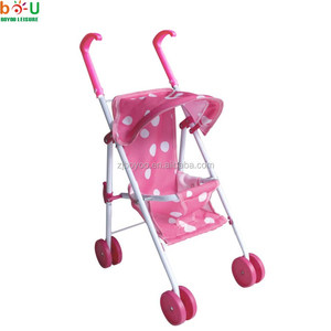 Drôle Enfants Jouer à Faire Semblant Jouet Chariot Jouet Bébé Poupée Chariot Poussette Pliante pour Enfants - Product Image 1