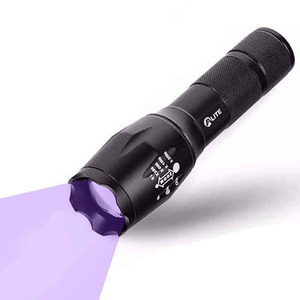 Không thấm nước UV Đèn Pin 365nm Tím Ánh Sáng Tia Cực Tím Flesh Nhẹ - Product Image 4