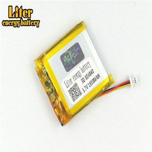 Plugue 1.0-<strong>3</strong> P <strong>3</strong>.7 V 804040 1800 mAh of Alta quality Li-ion Recarreg&aacute;vel of Pol&iacute;mero De L&iacute;tio Tens&atilde;o Da Bateria Li-Po Li polymer Bateria - Product Image 3