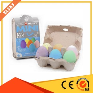 بيع بالجملة مخصص 6 بيضة شكل جامبوك للأطفال مسحوق طباشير مبتكر بدون منفضة - Product Image 3