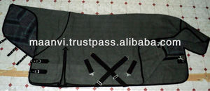 Meilleure vente de tapis en toile de cheval d'hiver Durable respirant avec remplissage en coton Portable imperméable Standard cou pour chevaux - Product Image 2