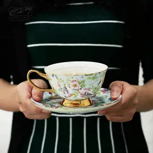 Cheap Wholesale Bone China Bulk <strong>Tea</strong> Cups and Saucers <strong>Vintage</strong> <strong>Tea</strong> <strong>Sets</strong> for Sale - Product Image 5