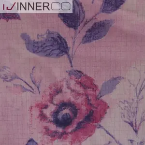 Floral dress crinkle chiffon fabric