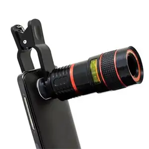 Universal 8X HD Optical Telescope Lens Digital Zoom With Clip for mobile phone