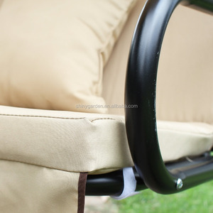 Chaise de <span class=keywords><strong>hamac</strong></span> de balançoire de jardin suspendue extérieure de 3 sièges du Vietnam avec l'auvent - Product Image 4