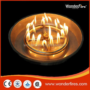 SUS304 Ngoài Trời Firepit Bả<span class=keywords><strong>ng</strong></span>/Patio Nó<span class=keywords><strong>ng</strong></span>/Trận Đấu Hoặc Điện Đánh Lửa/Cặp Nhiệt Điện/Van An Toàn/Bìa Fireglass Tùy Chọn - Product Image 4