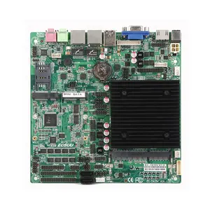 X86 sola placa intel J1900 doble procesador quad core ddr3 8 gb fanless mini itx industrial placa base de escritorio