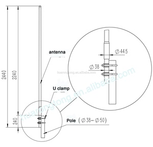 <span class=keywords><strong>Antena</strong></span> omnidireccional UHF de 400-480MHz - Product Image 4
