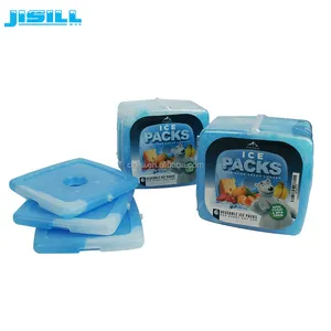 पोर्टेबल स्लिम फिट के लिए ठंडा बर्फ पैक पुन: प्रयोज्य आइस पैक कूलर दोपहर के भोजन के बैग